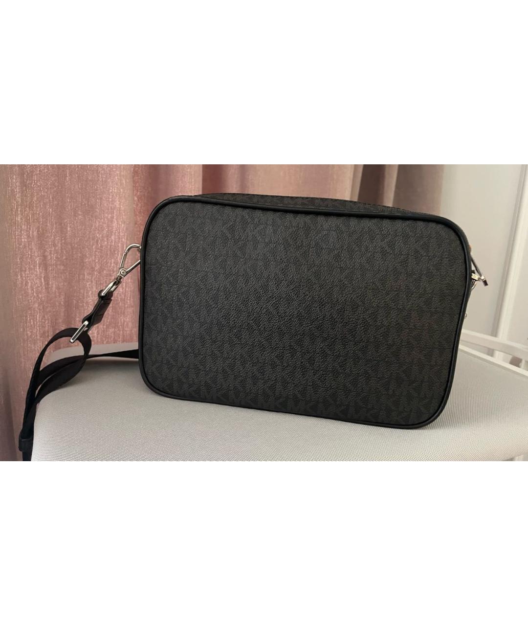 MICHAEL KORS Черная сумка через плечо, фото 4