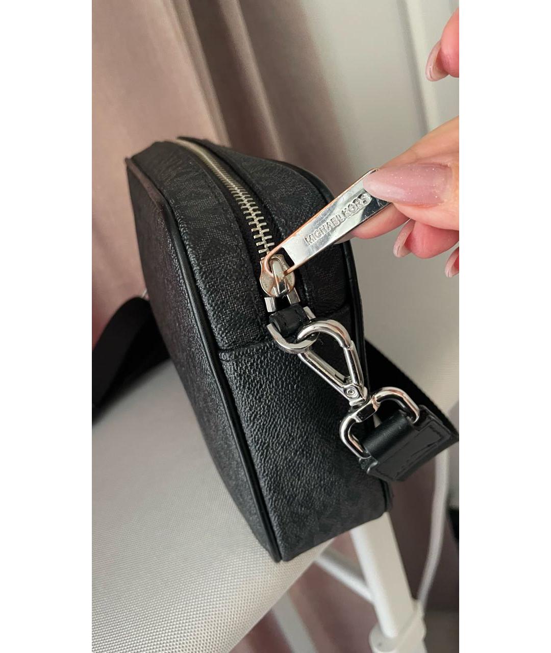 MICHAEL KORS Черная сумка через плечо, фото 6