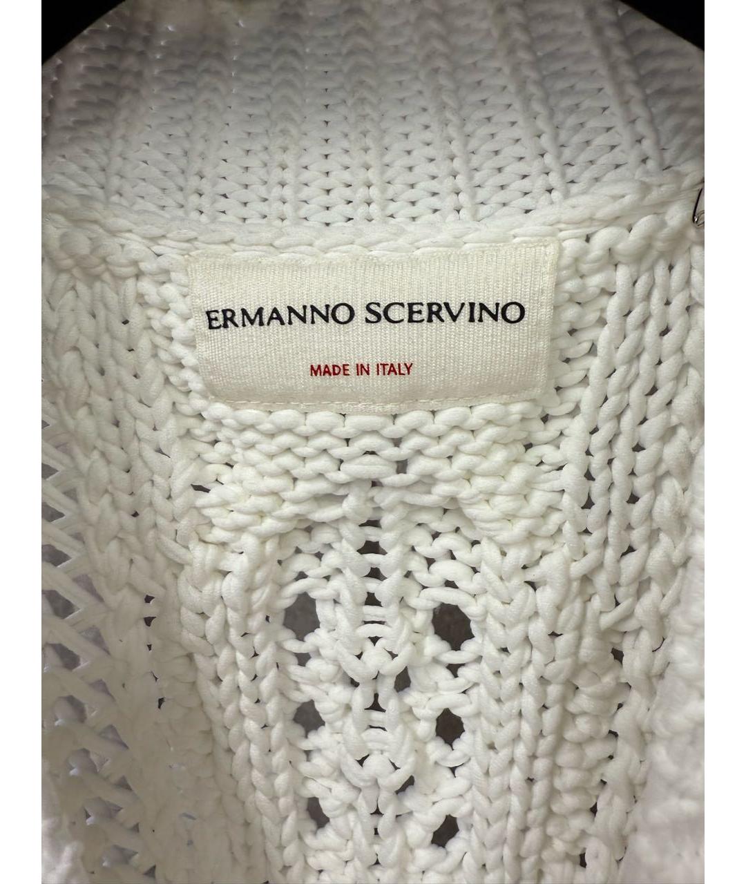 ERMANNO SCERVINO Белый кардиган, фото 6