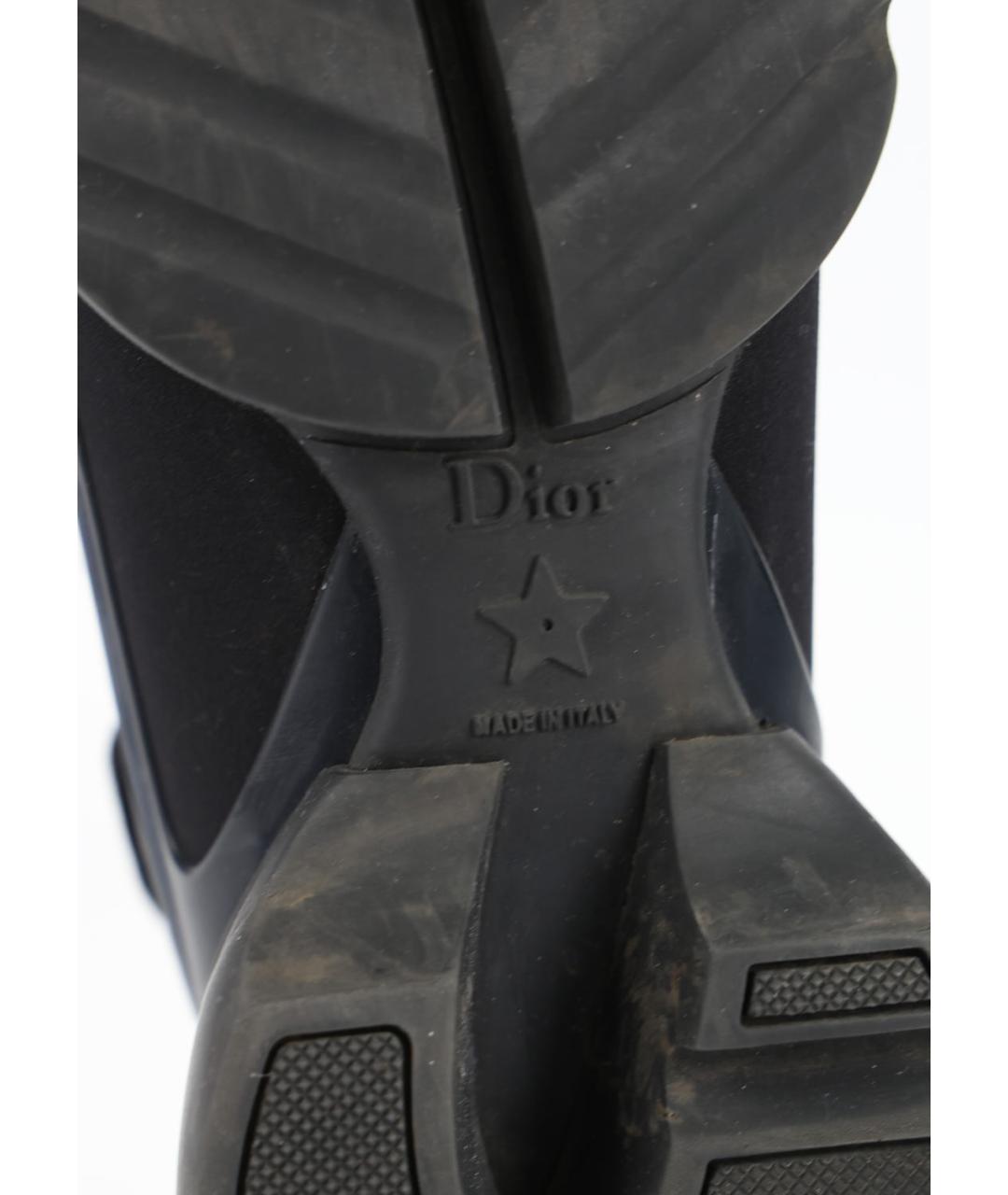 CHRISTIAN DIOR Черные текстильные кроссовки, фото 5