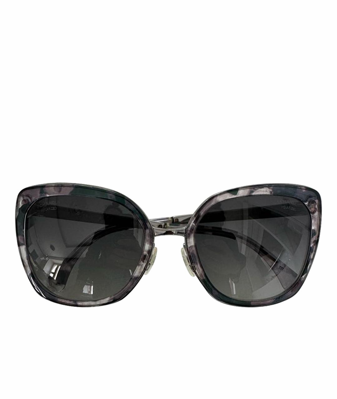 CHANEL Мульти пластиковые солнцезащитные очки, фото 1