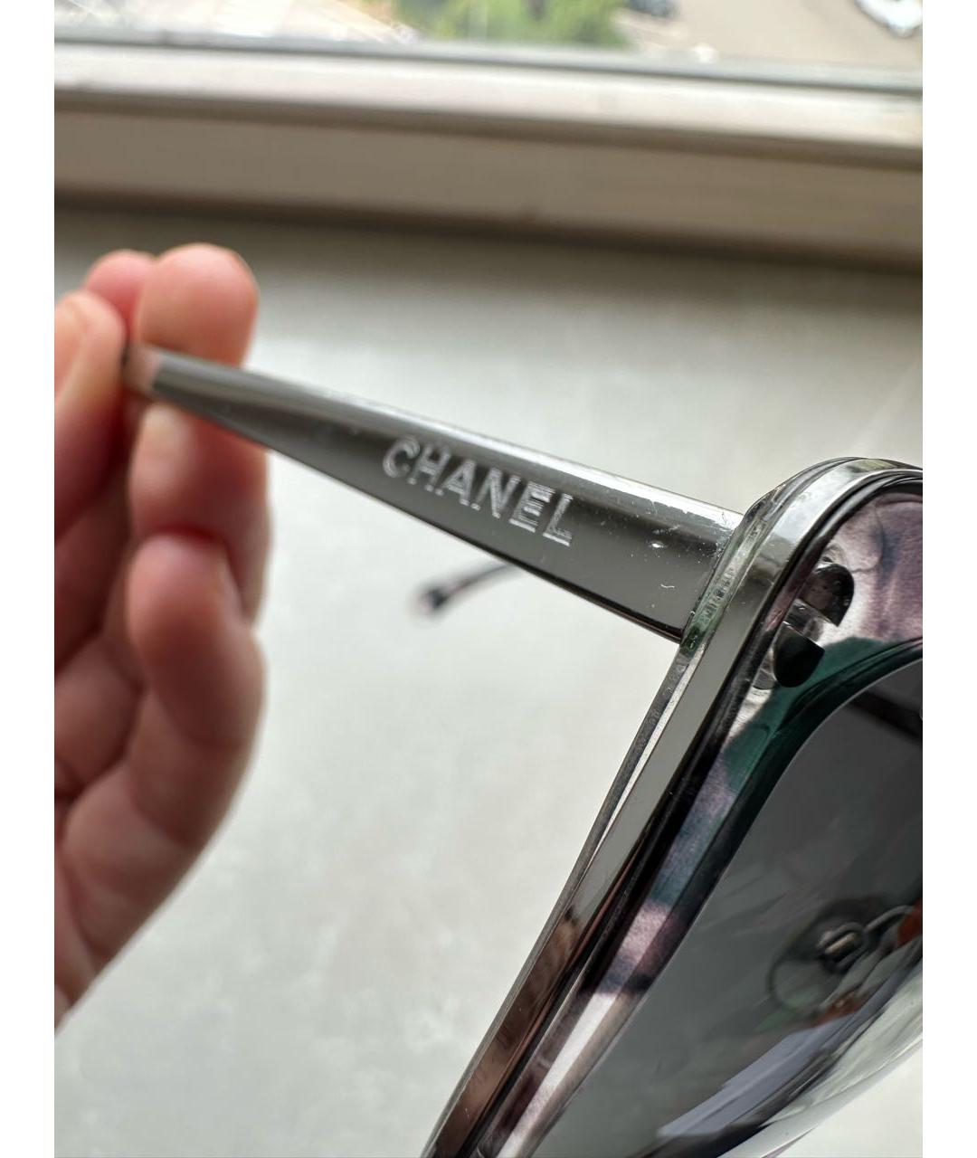 CHANEL Мульти пластиковые солнцезащитные очки, фото 3