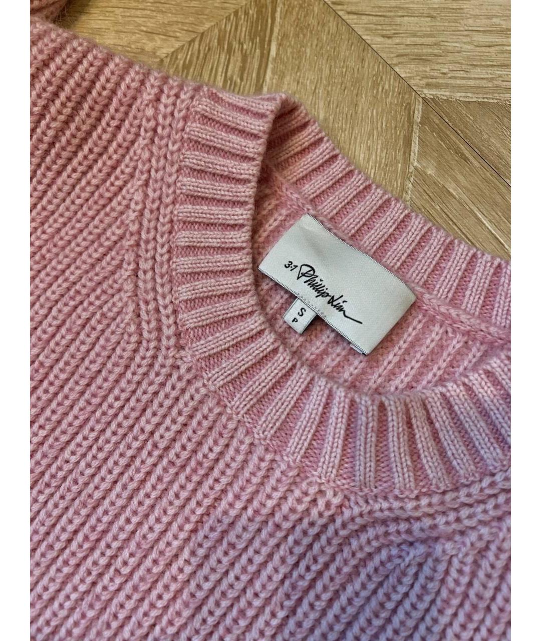 3.1 PHILLIP LIM Розовый джемпер / свитер, фото 3