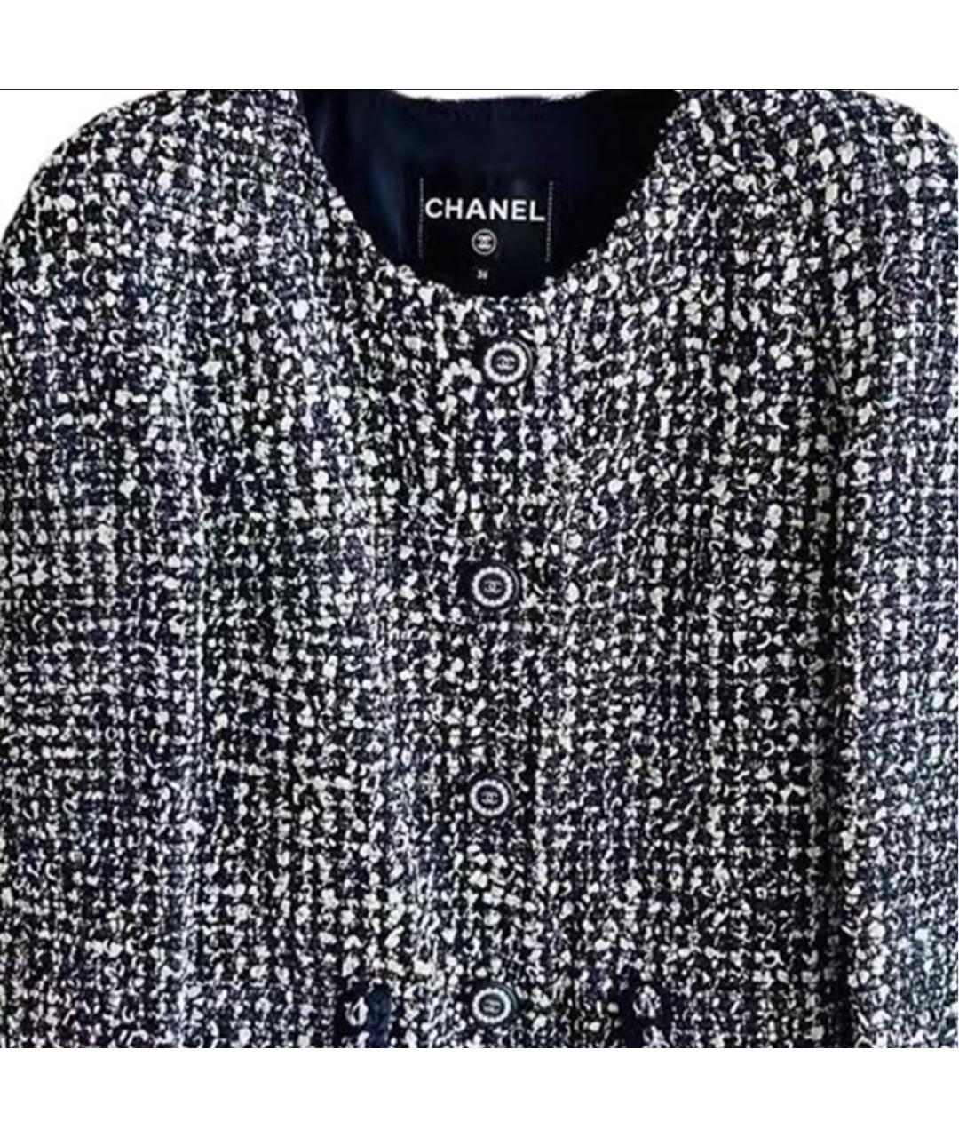 CHANEL Серый жакет/пиджак, фото 3