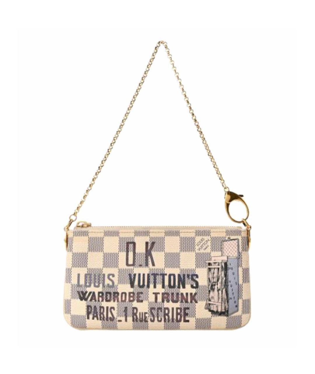 LOUIS VUITTON Бежевая сумка с короткими ручками, фото 9