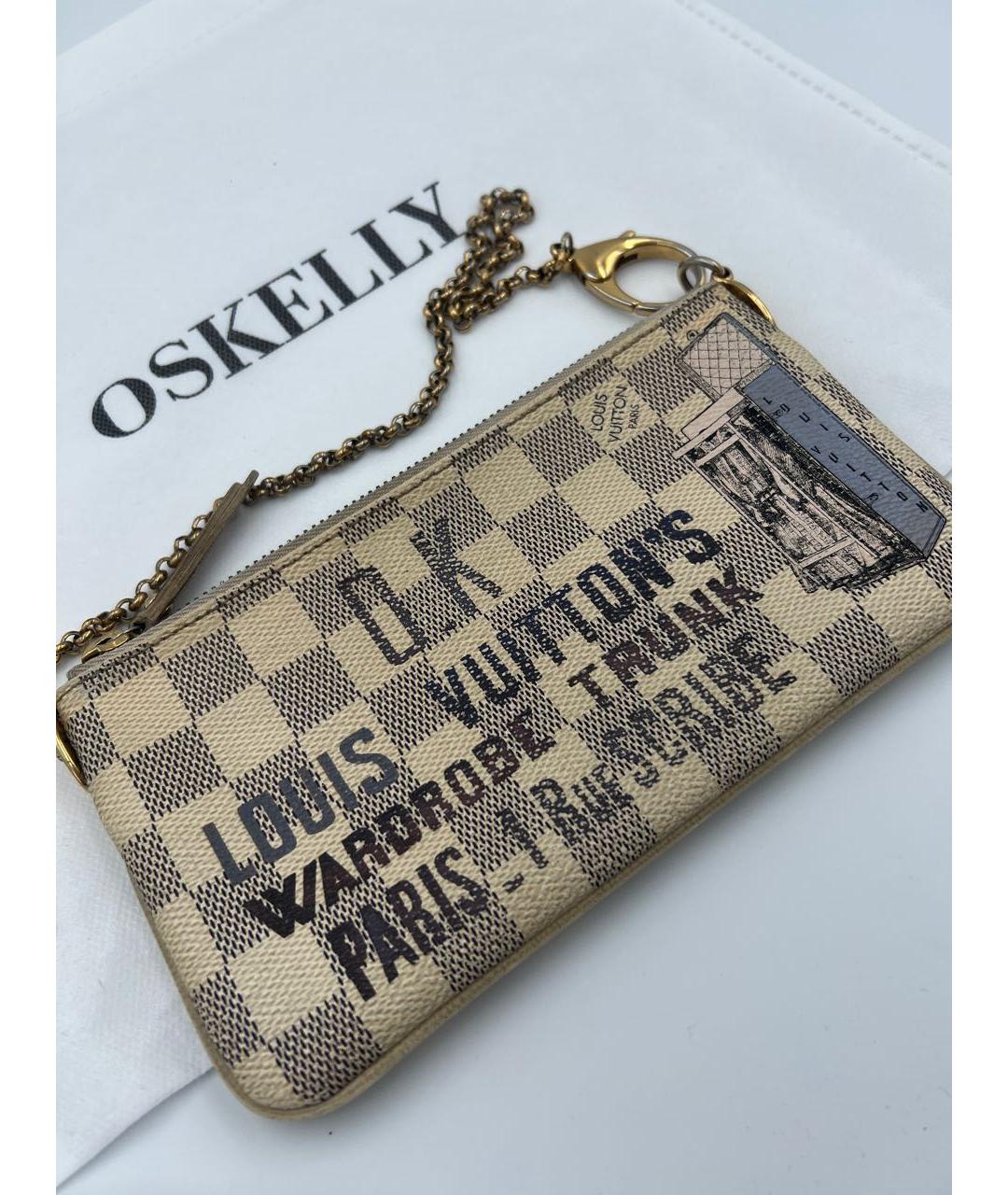 LOUIS VUITTON Бежевая сумка с короткими ручками, фото 3