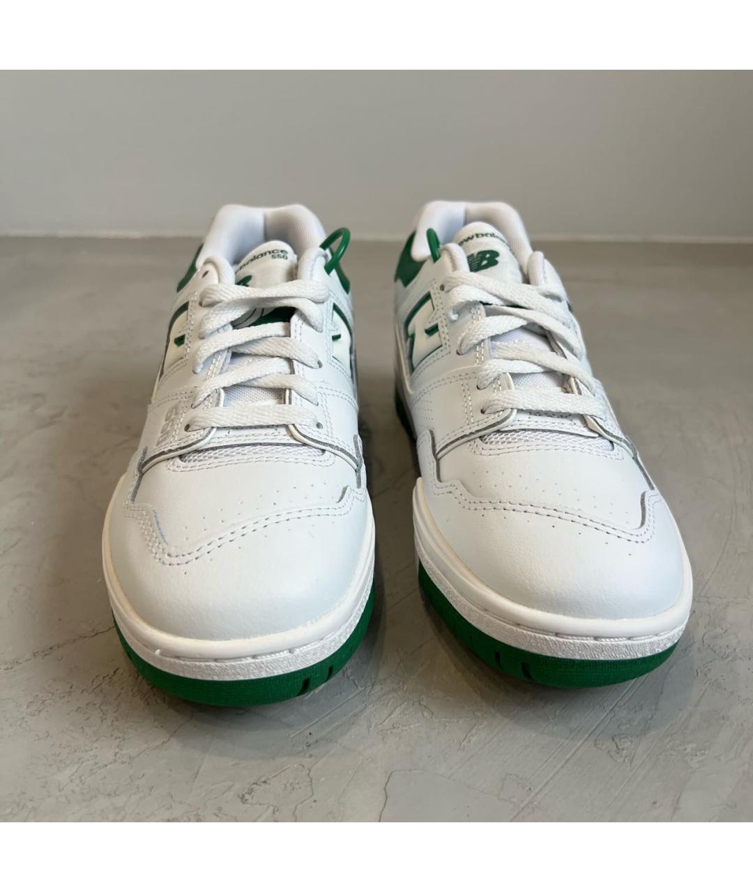 NEW BALANCE Белые кожаные кеды, фото 2