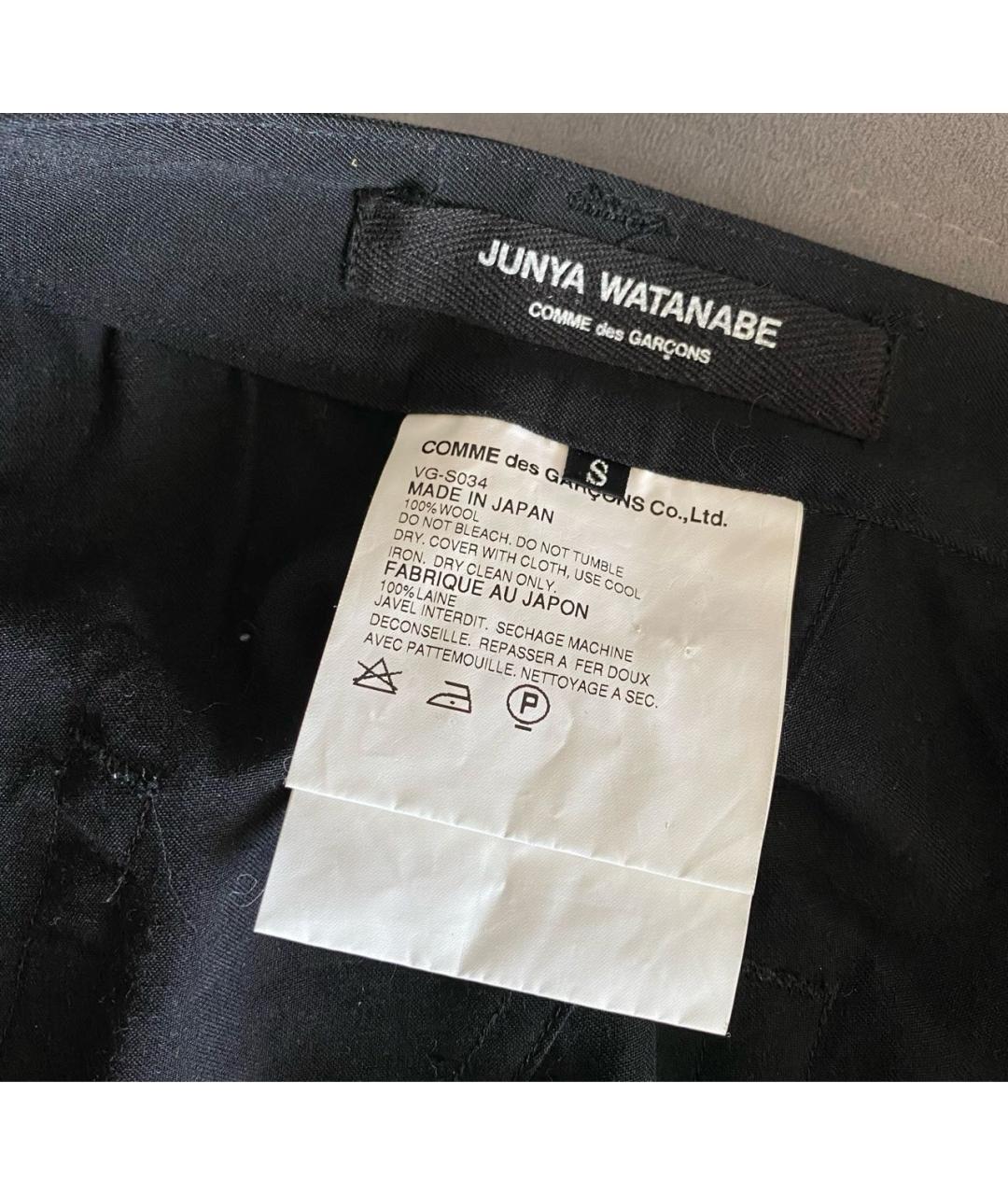 JUNYA WATANABE COMME DES GARÇONS Черная шерстяная юбка макси, фото 6