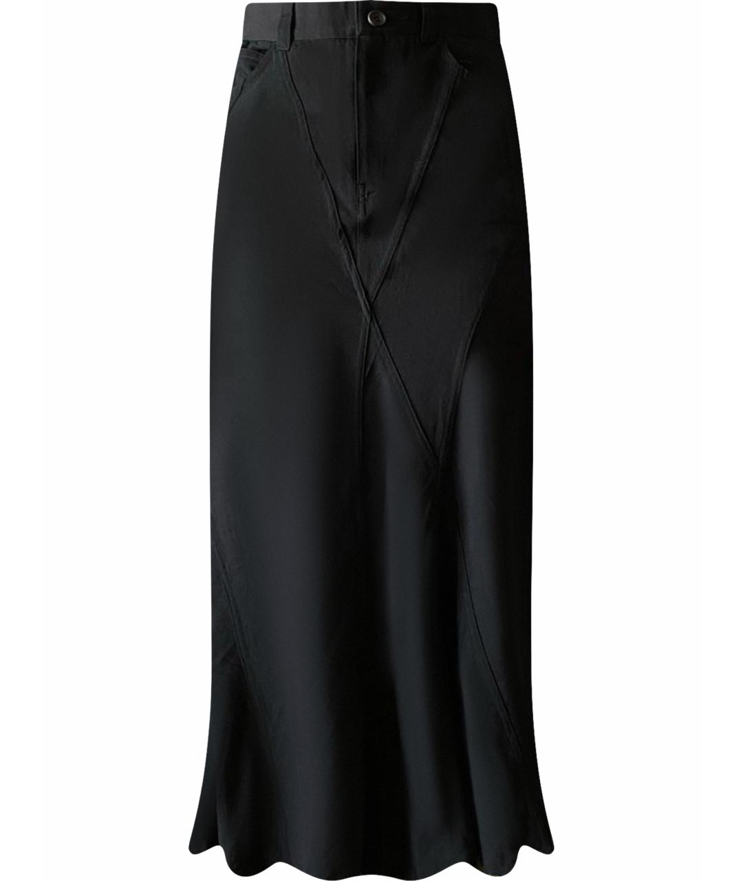 JUNYA WATANABE COMME DES GARÇONS Черная шерстяная юбка макси, фото 1