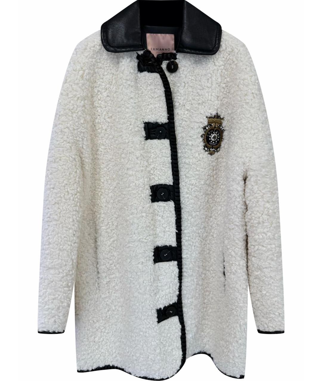 ERMANNO SCERVINO Белое пальто, фото 1