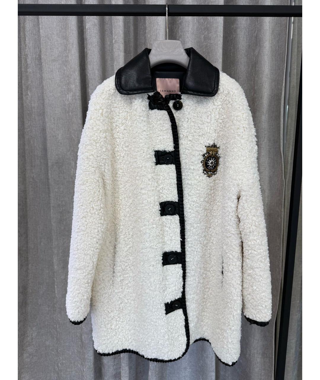 ERMANNO SCERVINO Белое пальто, фото 6