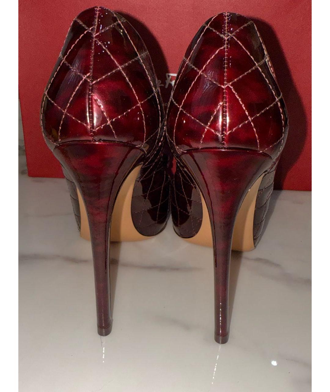 FERRAGAMO Босоножки из лакированной кожи, фото 4