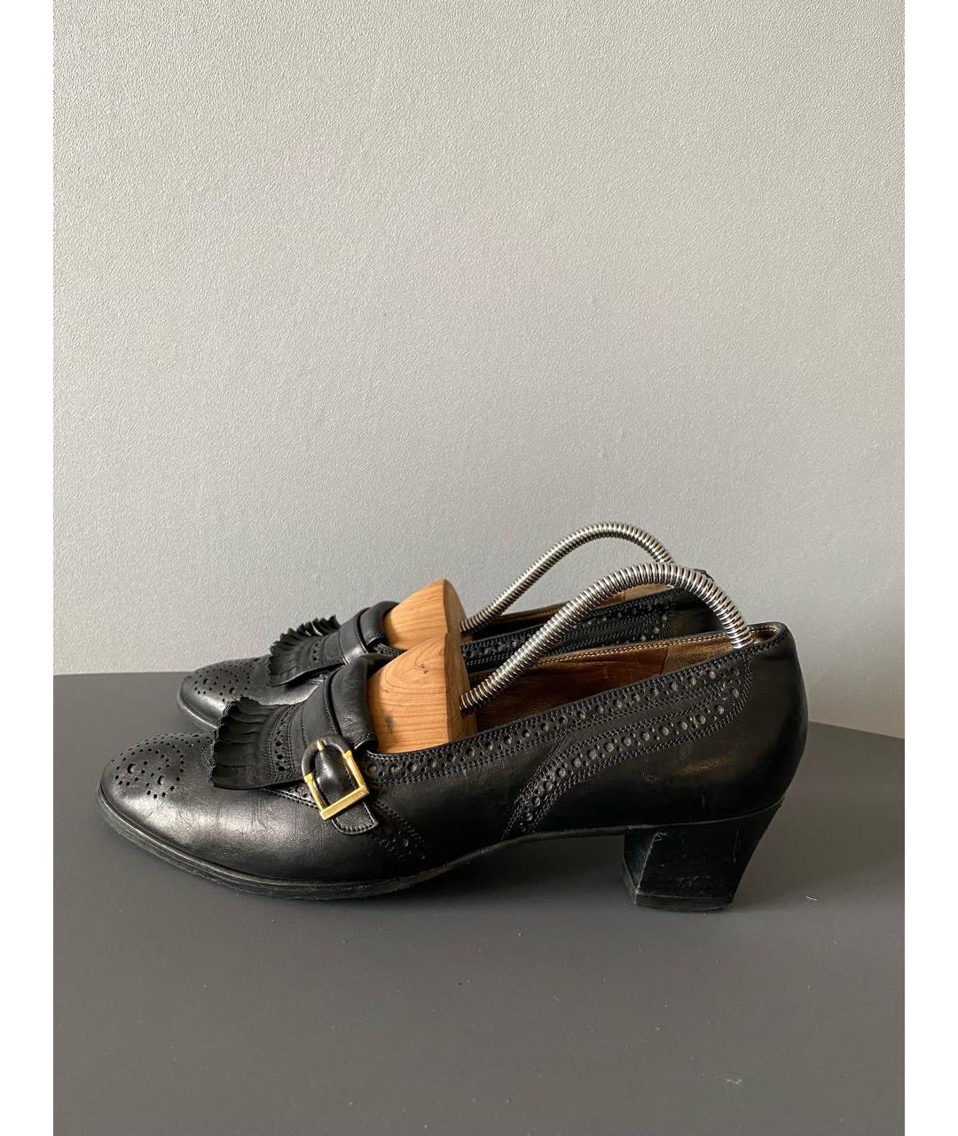 BALLY Черные кожаные лоферы, фото 3