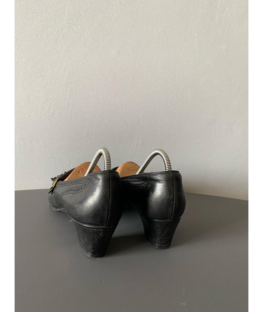 BALLY Черные кожаные лоферы, фото 5