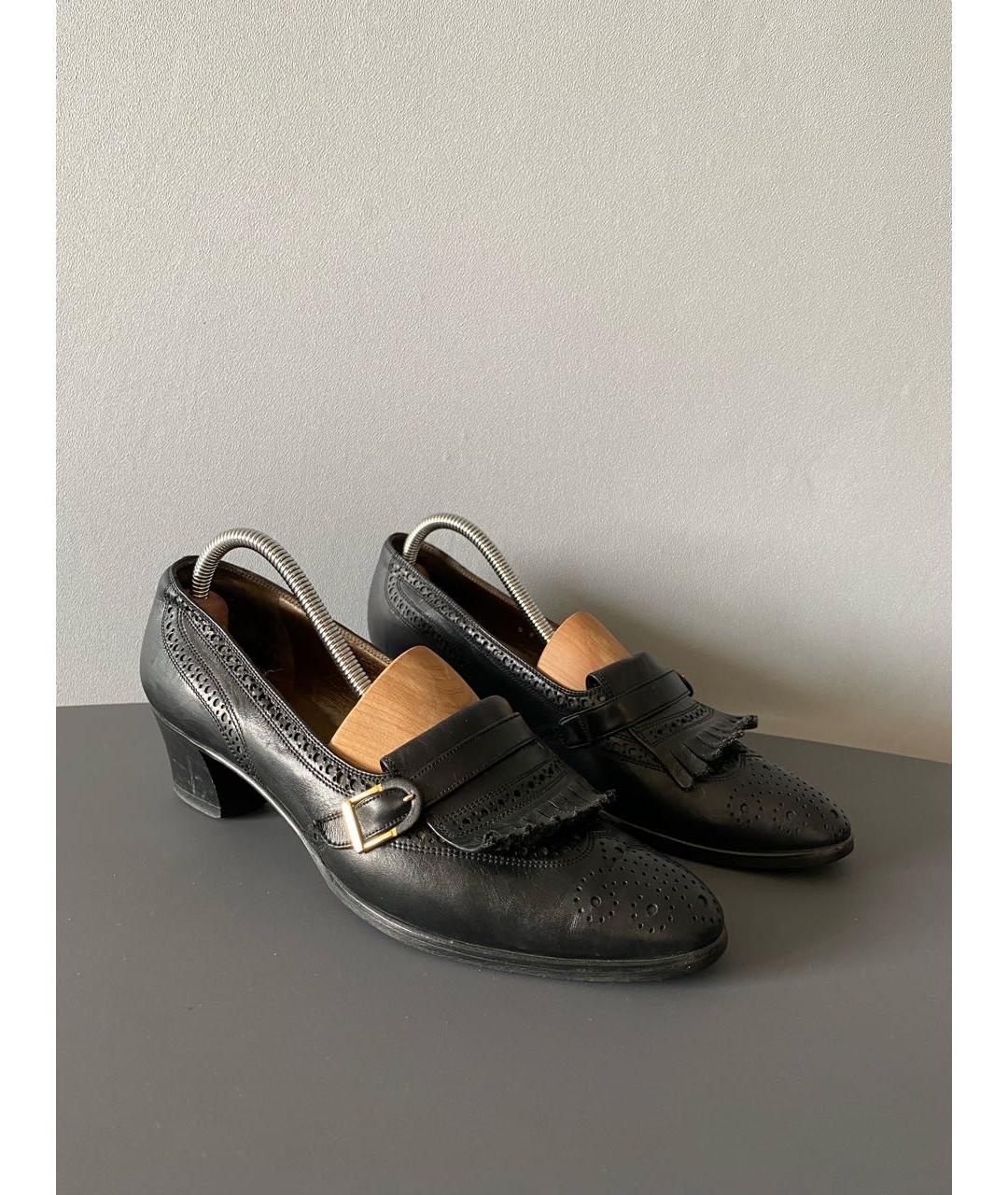 BALLY Черные кожаные лоферы, фото 7