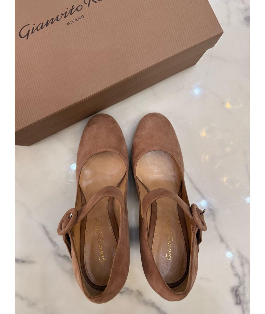 GIANVITO ROSSI Замшевые туфли, фото 3