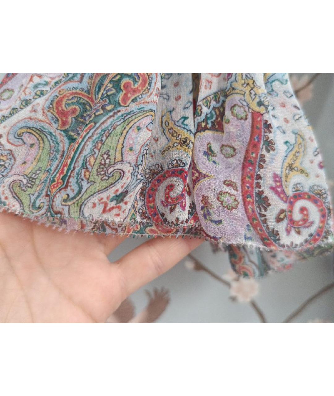 ZIMMERMANN Мульти шелковое коктейльное платье, фото 8