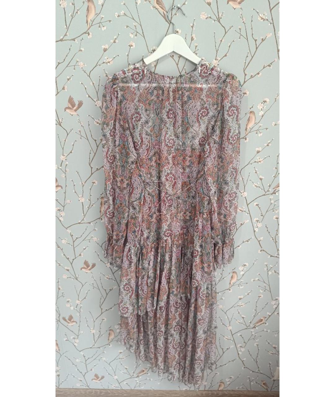 ZIMMERMANN Мульти шелковое коктейльное платье, фото 2