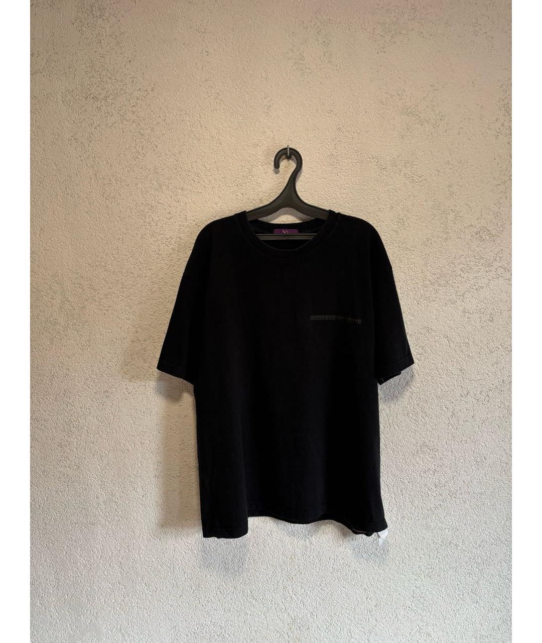 YOHJI YAMAMOTO Черная хлопковая футболка, фото 4