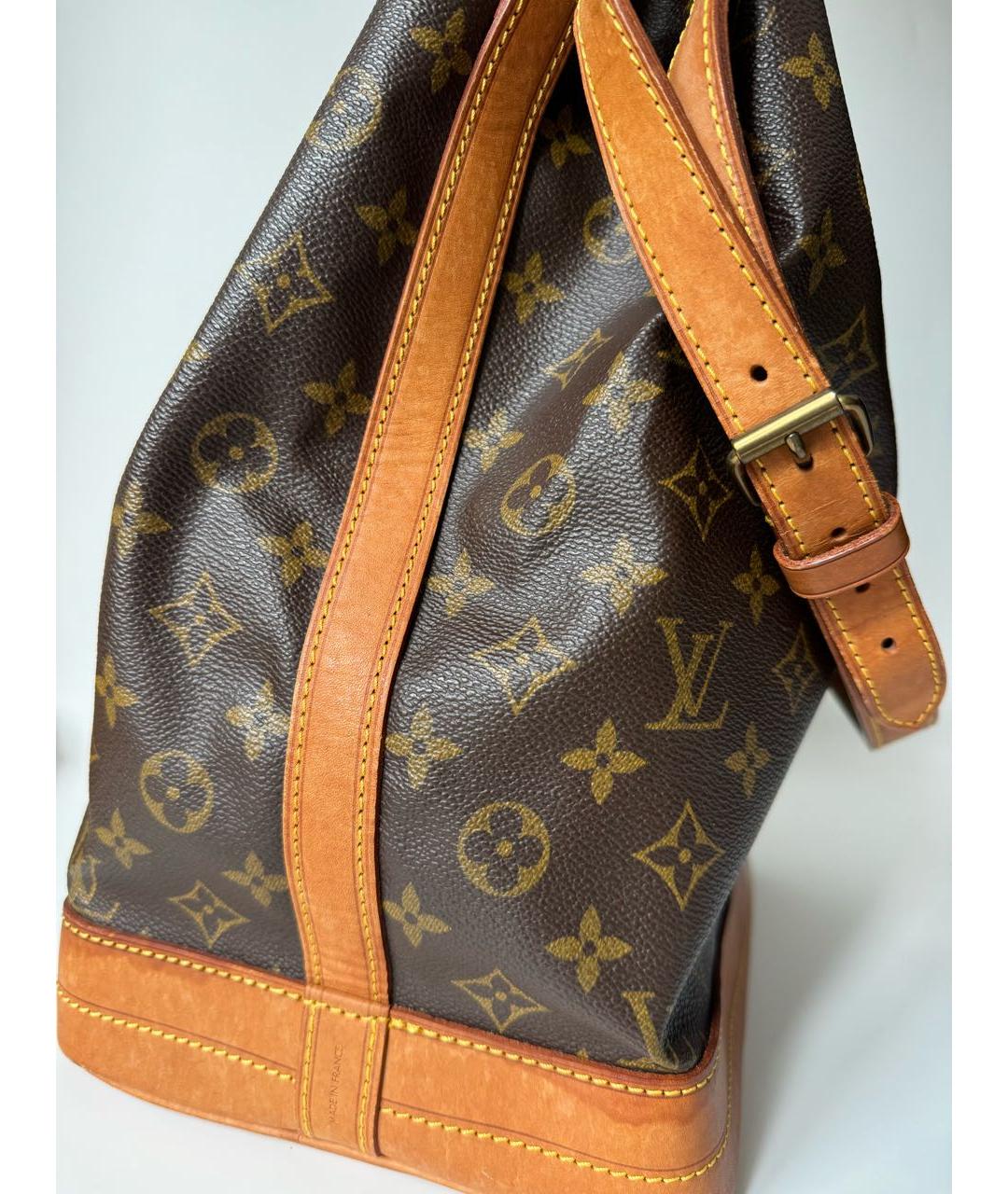 LOUIS VUITTON Коричневая сумка через плечо из искусственной кожи, фото 2