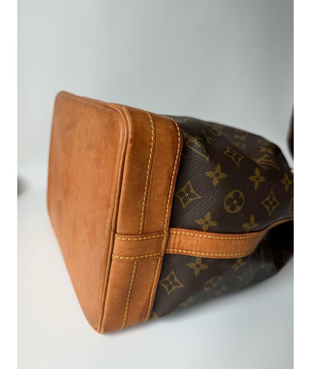 LOUIS VUITTON Коричневая сумка через плечо из искусственной кожи, фото 6