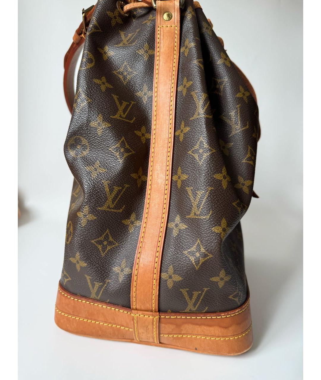 LOUIS VUITTON Коричневая сумка через плечо из искусственной кожи, фото 3