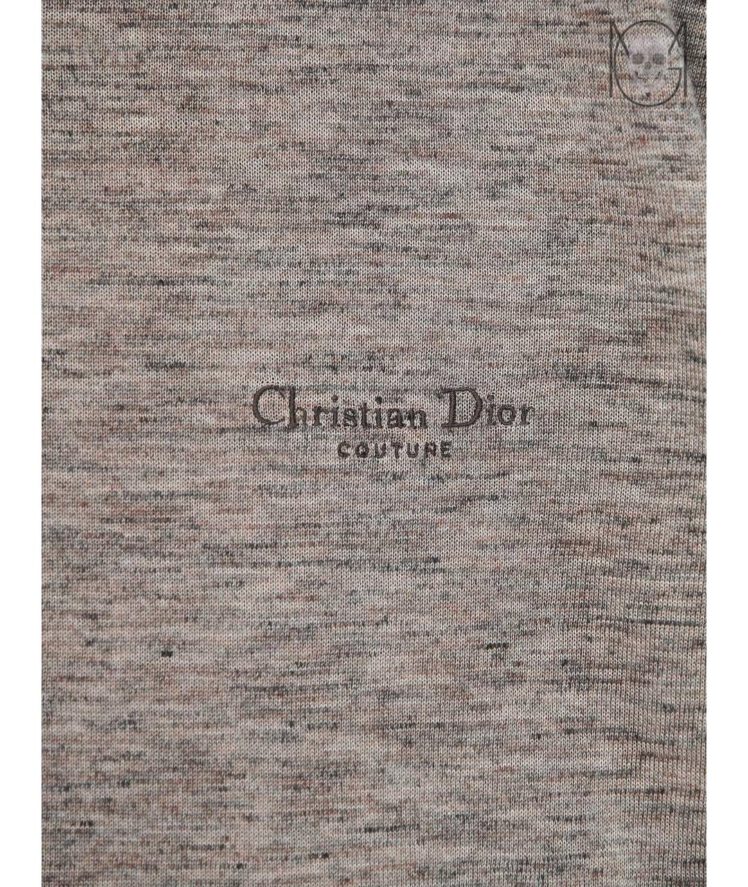 CHRISTIAN DIOR Бежевый джемпер / свитер, фото 5