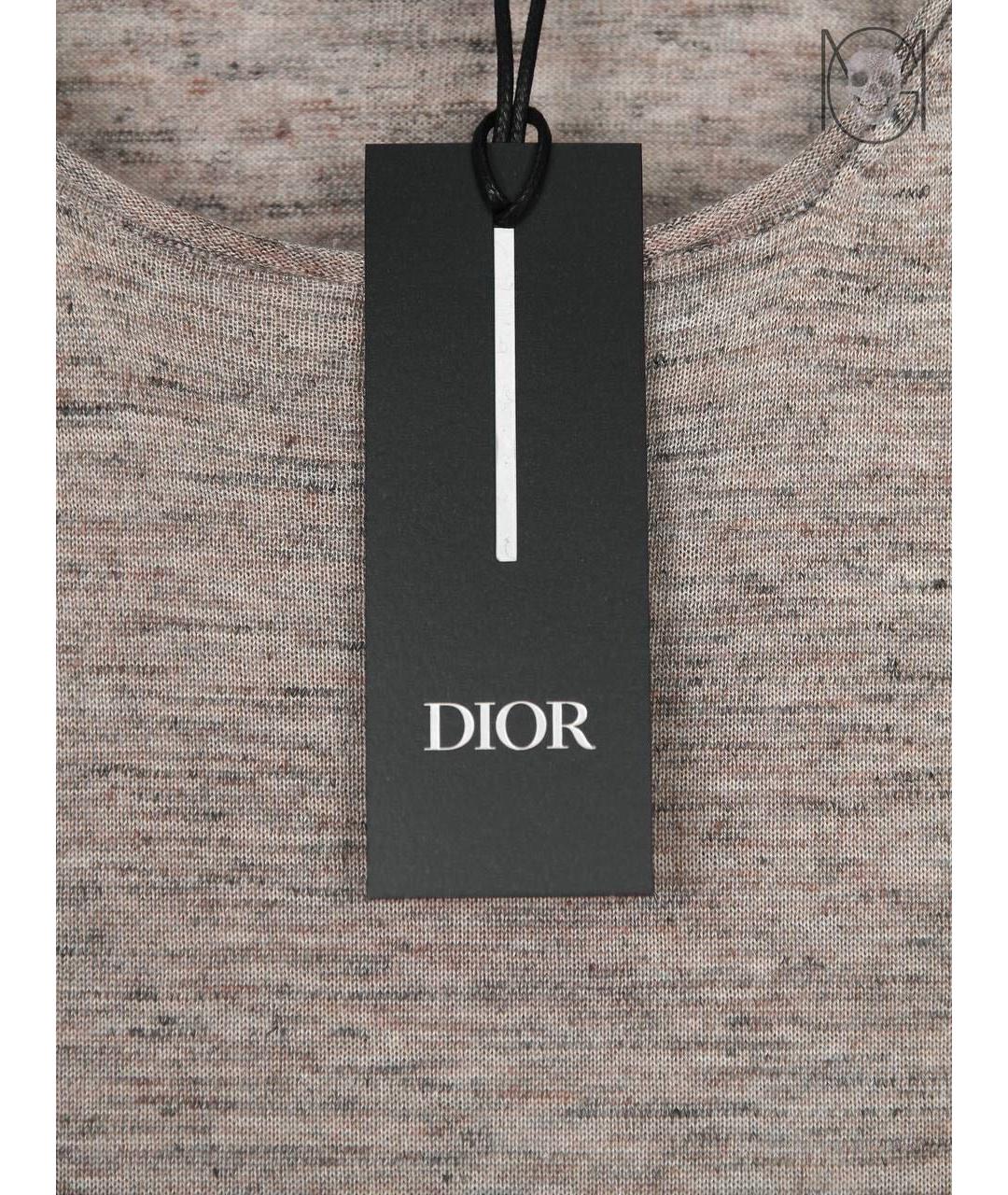 CHRISTIAN DIOR Бежевый джемпер / свитер, фото 3