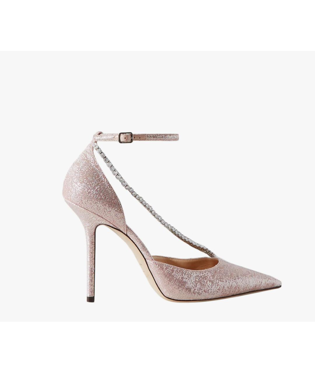 JIMMY CHOO Серебряные туфли, фото 7