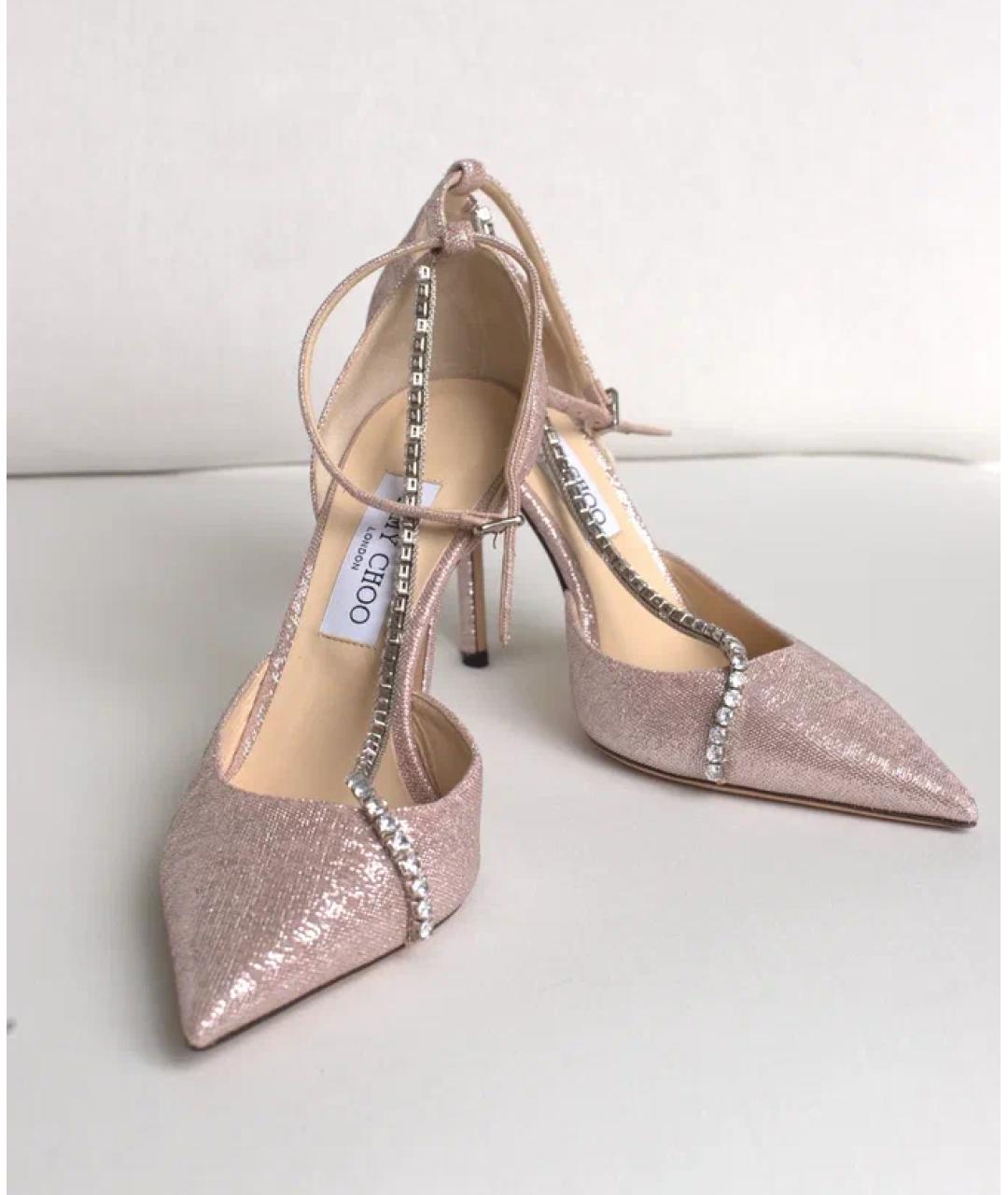 JIMMY CHOO Серебряные туфли, фото 2