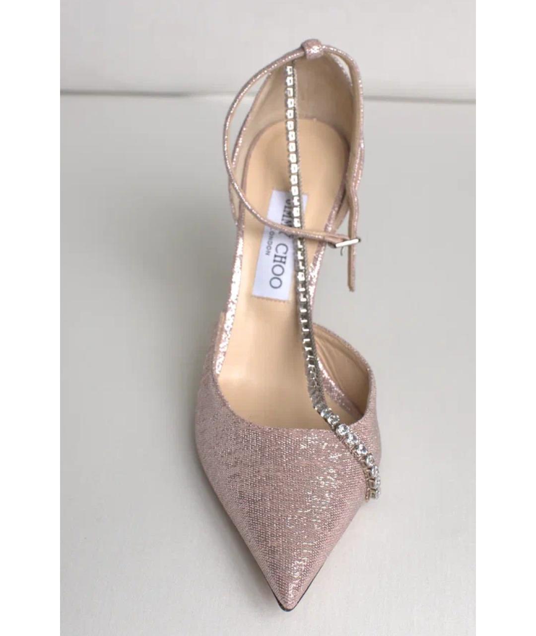 JIMMY CHOO Серебряные туфли, фото 3