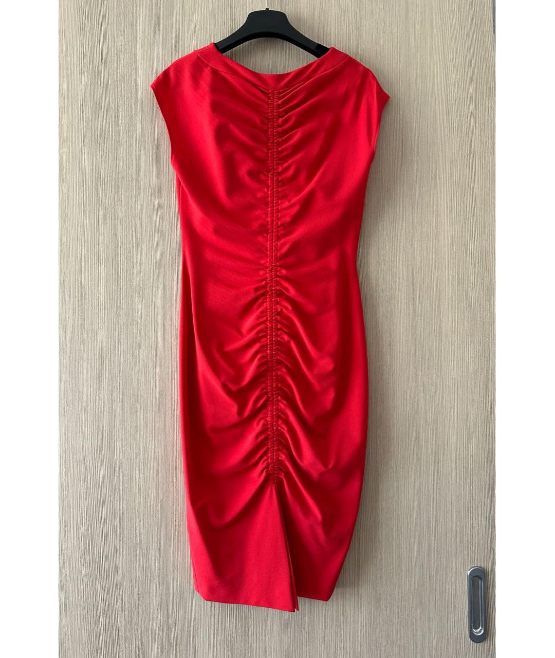 ESCADA Красное вискозное коктейльное платье, фото 2