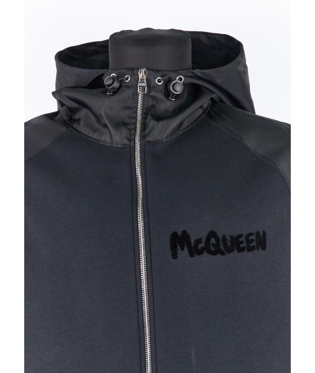 ALEXANDER MCQUEEN Черная хлопковая куртка, фото 3