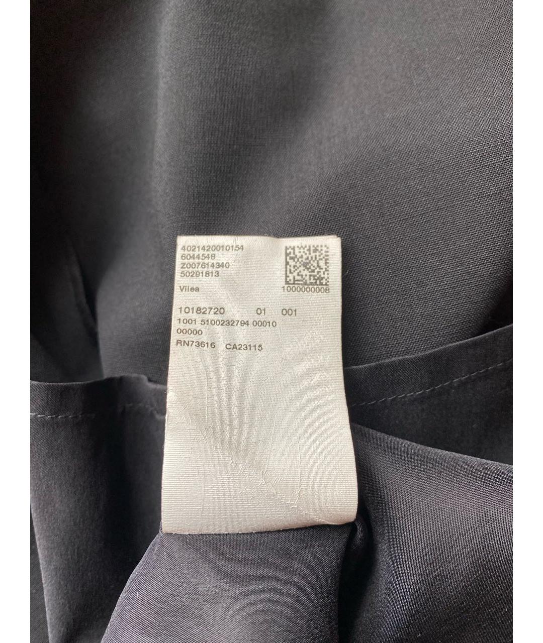 HUGO BOSS Черная шерстяная юбка мини, фото 6
