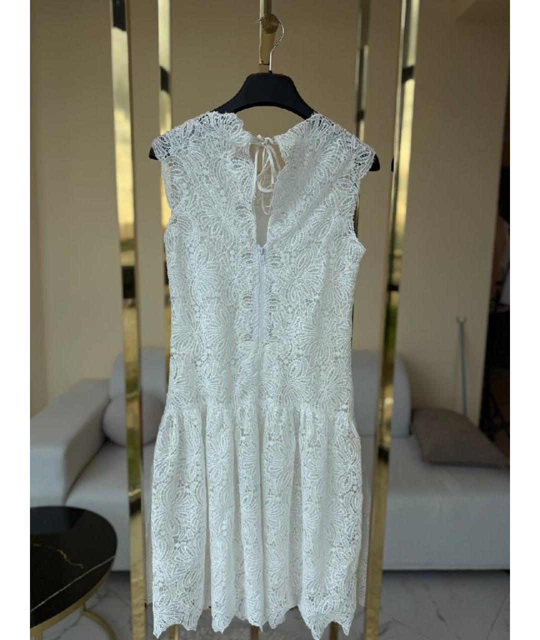 ERMANNO SCERVINO Белое полиэстеровое повседневное платье, фото 2