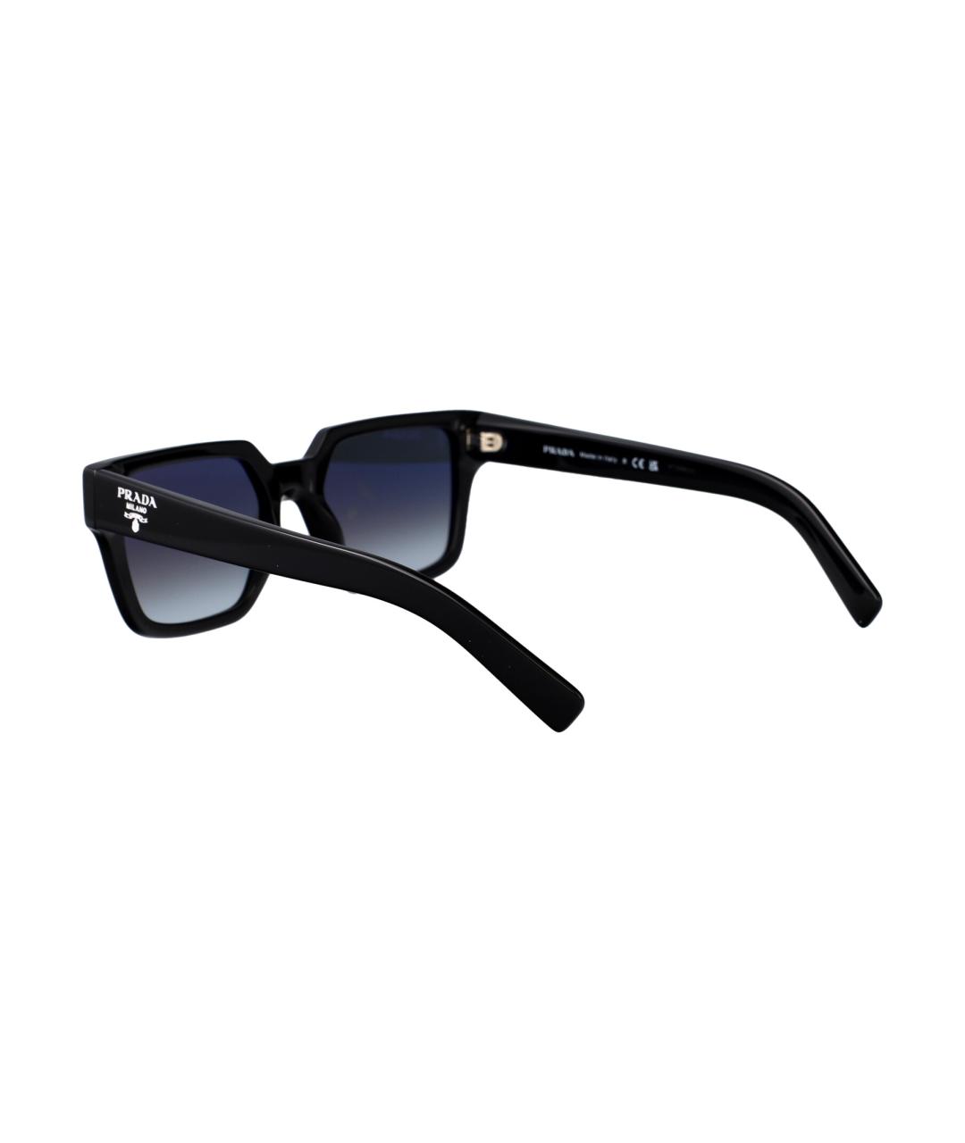 PRADA Черные пластиковые солнцезащитные очки, фото 4