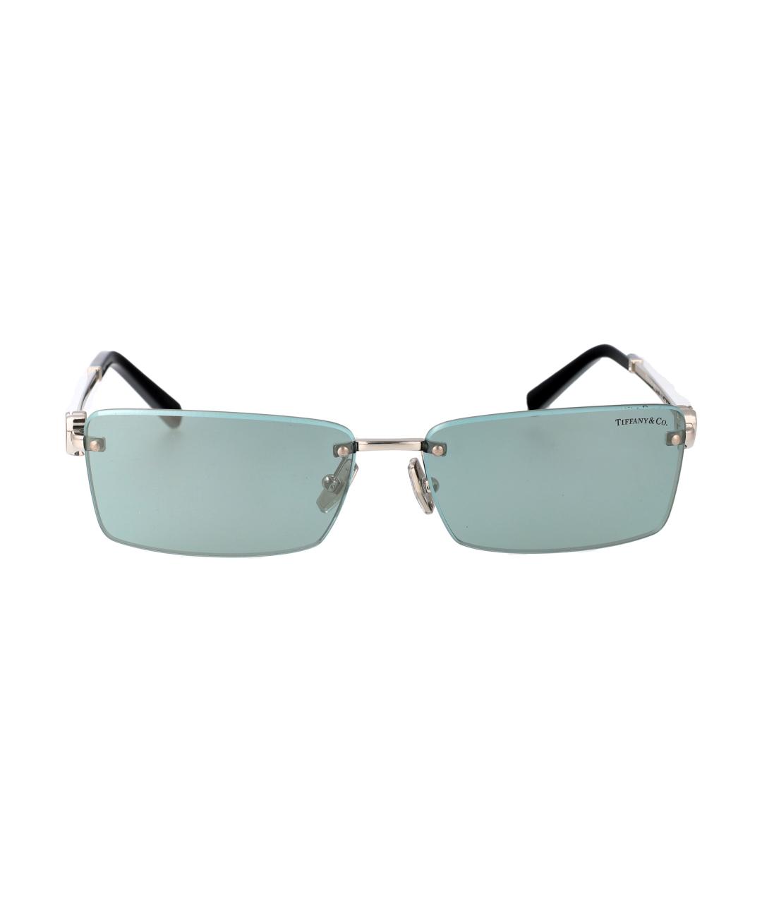 TIFFANY&CO Серебряные металлические солнцезащитные очки, фото 2