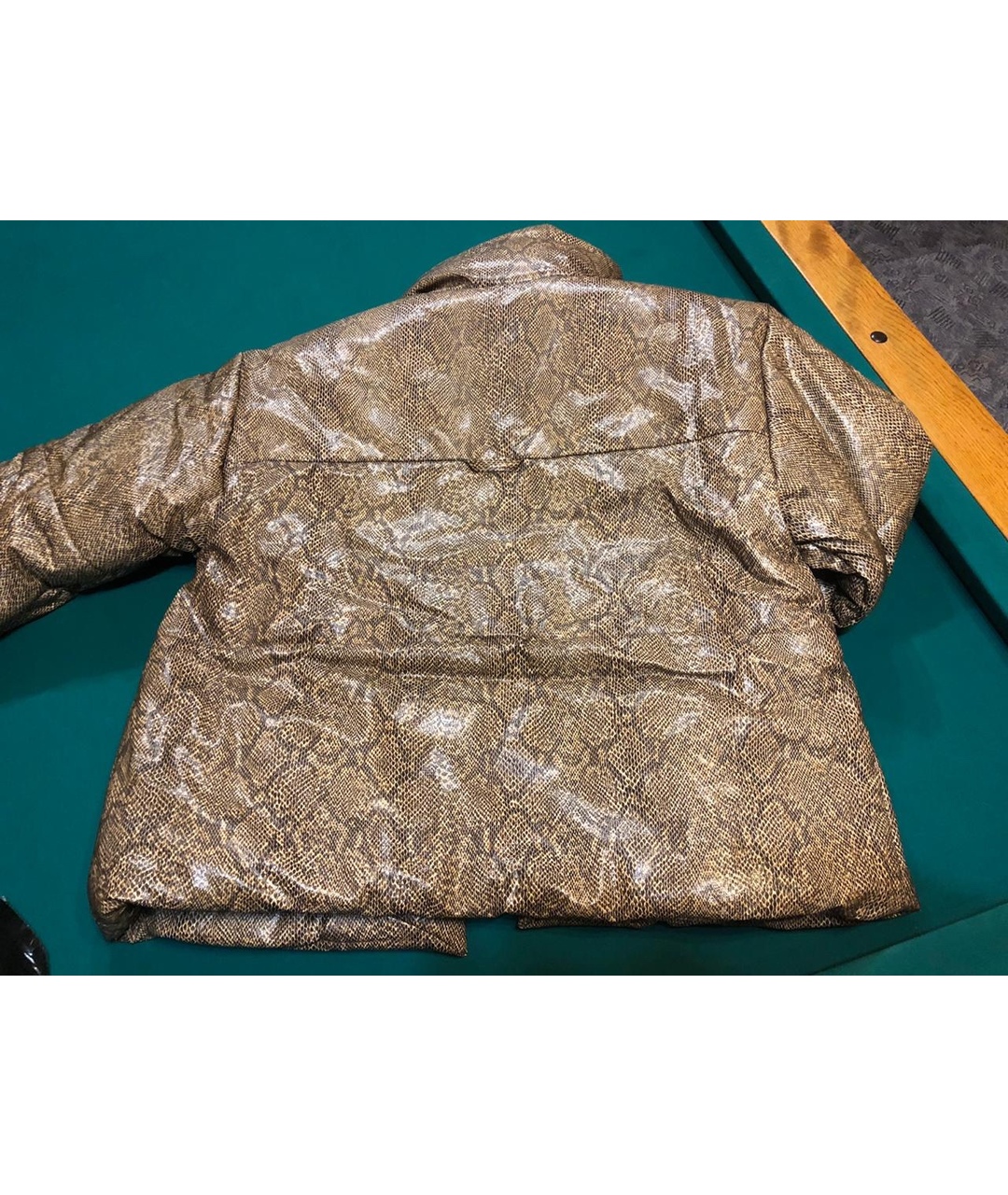 ADRIANA DEGREAS Коричневая куртка из экзотической кожи, фото 2