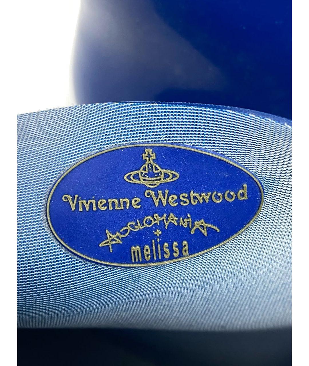 VIVIENNE WESTWOOD Синие сапоги, фото 8