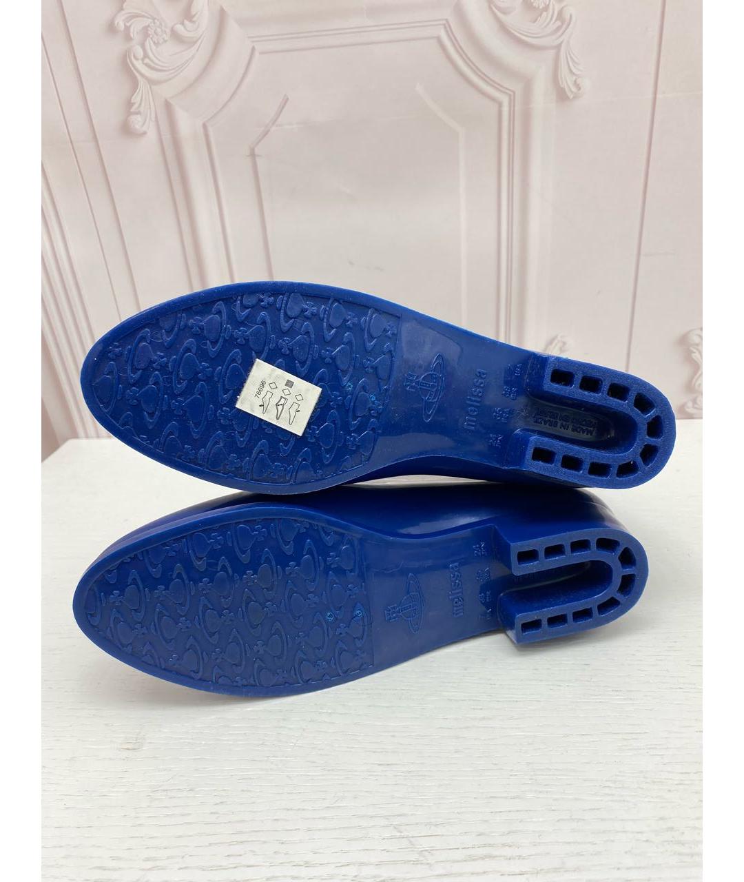 VIVIENNE WESTWOOD Синие сапоги, фото 5