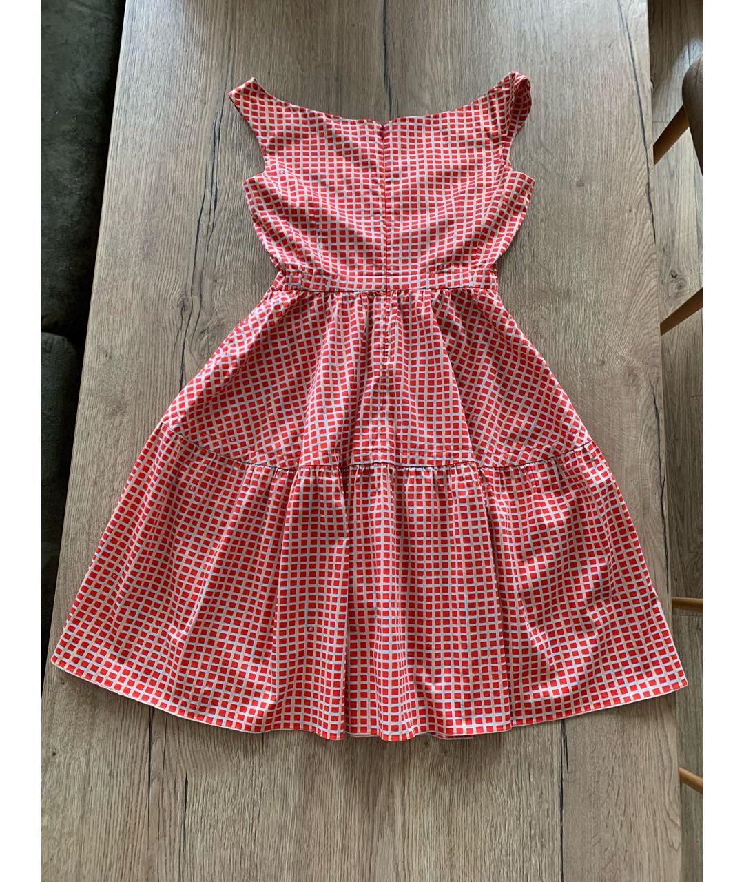 Carven Коралловое хлопковое платье, фото 2