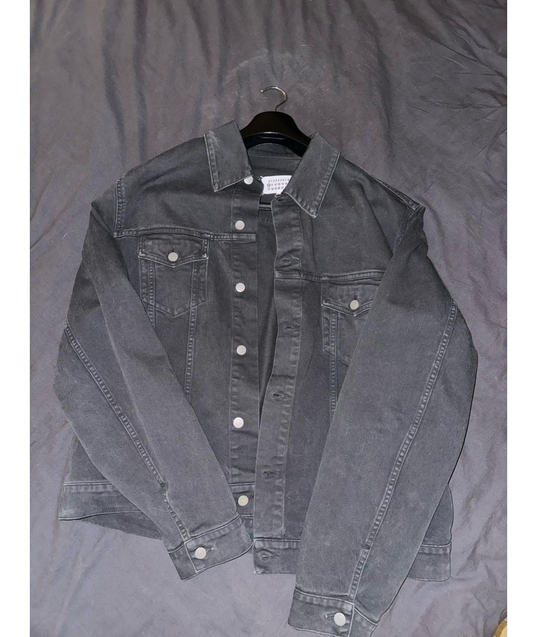 MAISON MARGIELA Черная деним куртка, фото 4
