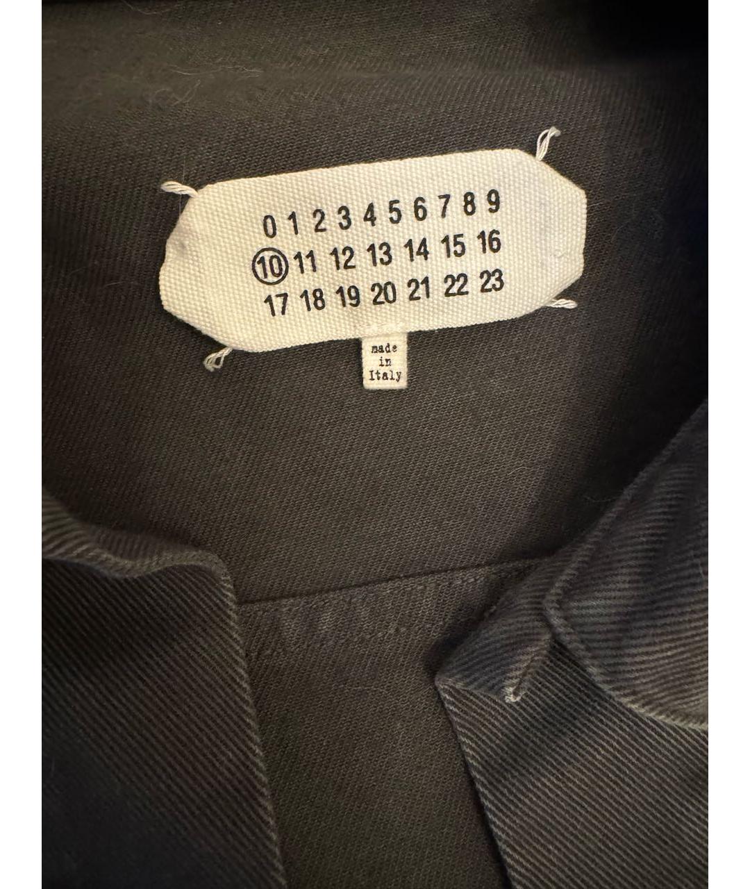 MAISON MARGIELA Черная деним куртка, фото 3