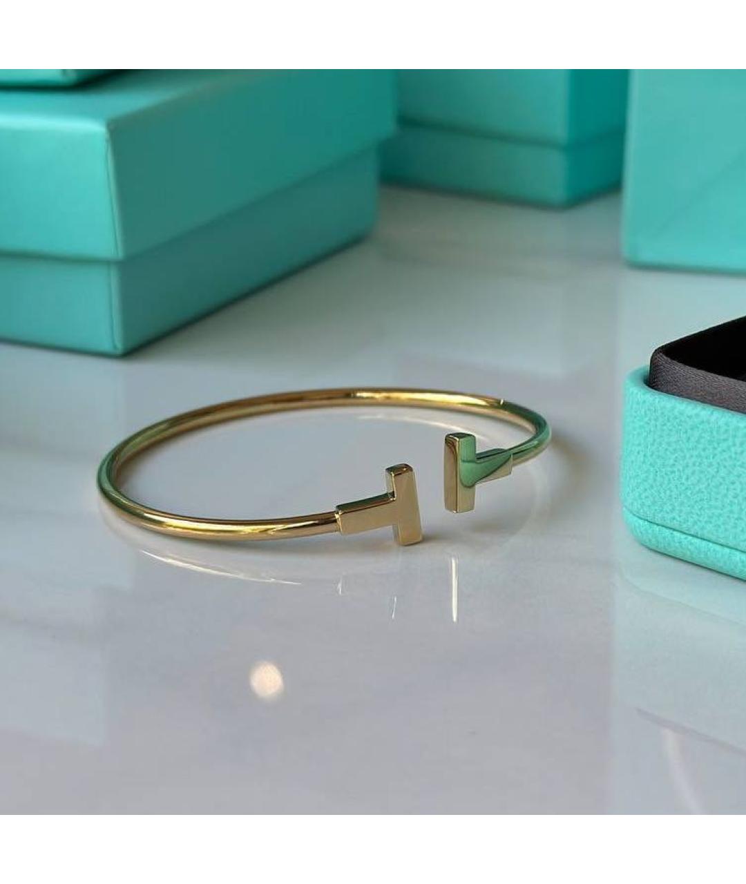 TIFFANY&CO Желтый браслет из розового золота, фото 4