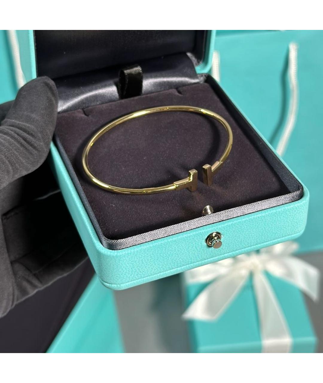 TIFFANY&CO Желтый браслет из розового золота, фото 2