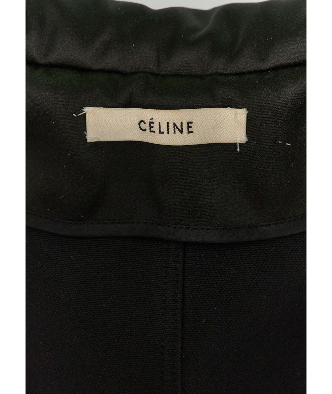 CELINE Черная полиэстеровая куртка, фото 4