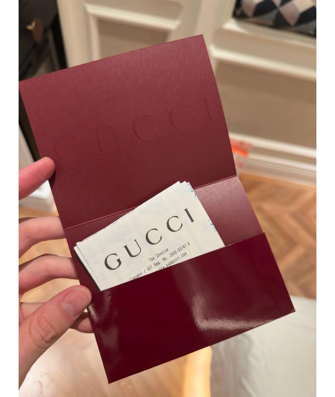 GUCCI Голубые хлопковые прямые джинсы, фото 7