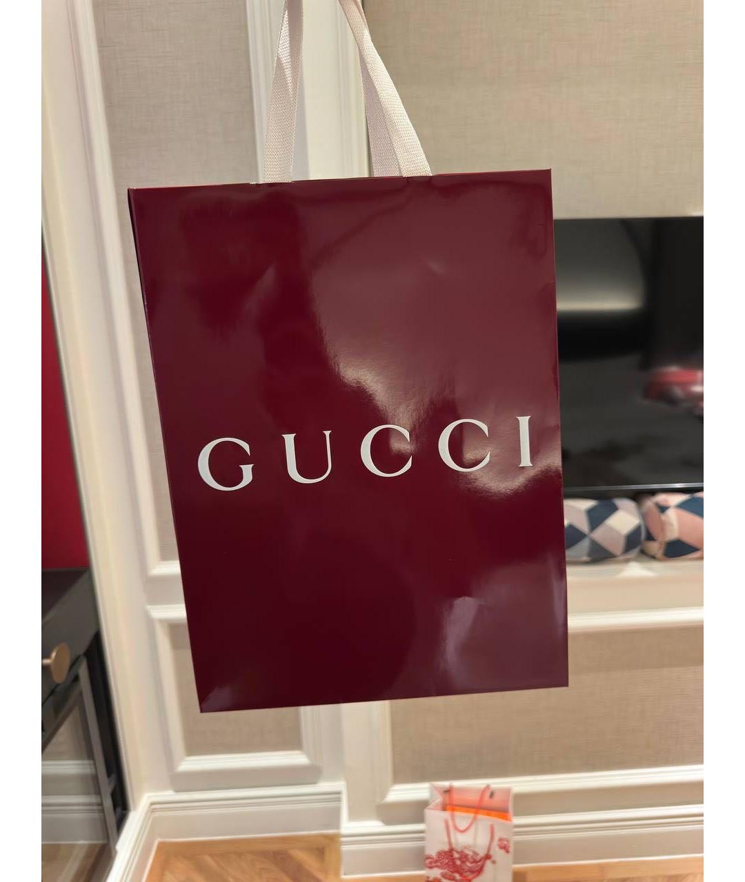 GUCCI Голубые хлопковые прямые джинсы, фото 8