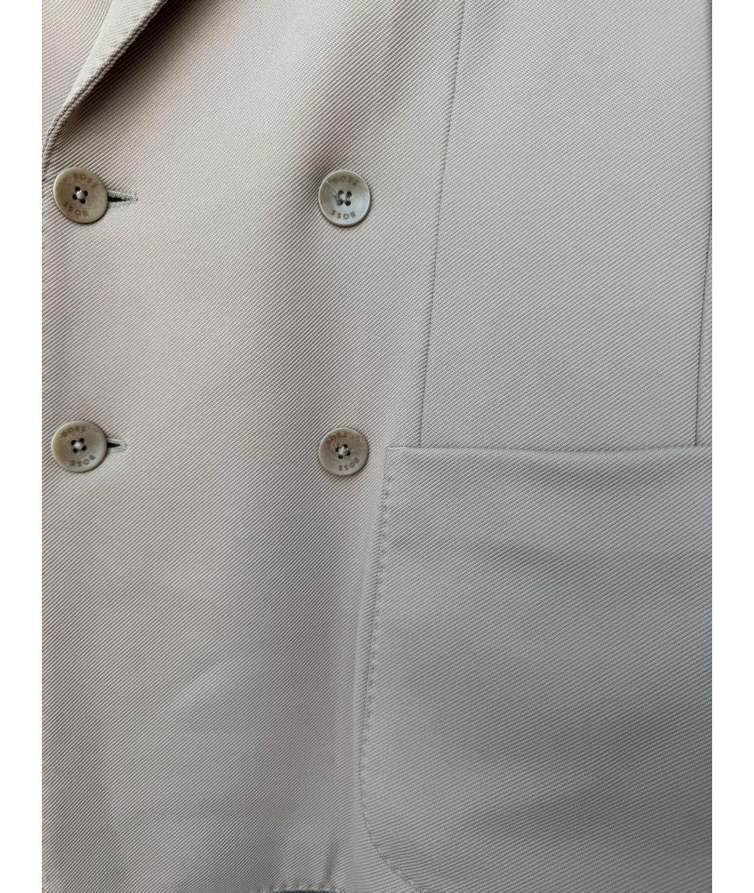 HUGO BOSS Бежевый классический костюм, фото 4