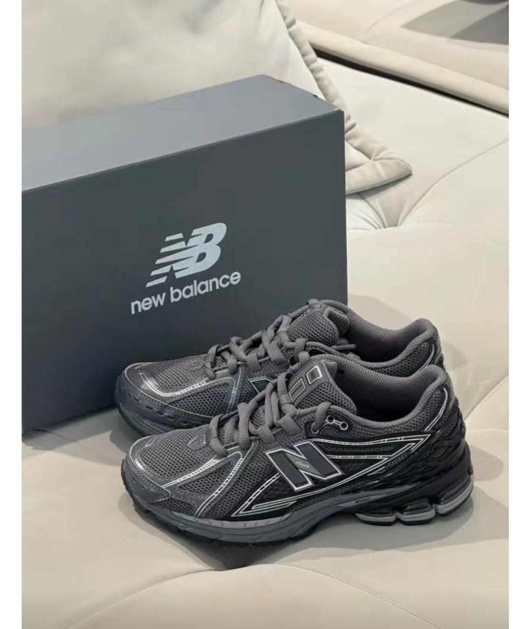 NEW BALANCE Антрацитовые низкие кроссовки / кеды, фото 4